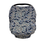 Blue Camo Shaka Car Seat Cover