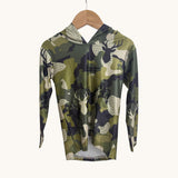 Island Camo Stag Dri Fit hooded Long sleeve
