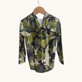 Island Camo Stag Dri Fit hooded Long sleeve