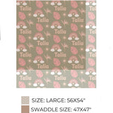 Personalize Blanket: Gardenia Lei
