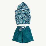 Camo Mahi Mahi Hooded tank set