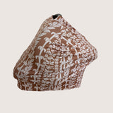Brown Lei Car Seat Cover