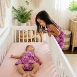 Berry Heirloom Thin strap Onesie - Sweet Sweet Honey Hawaii