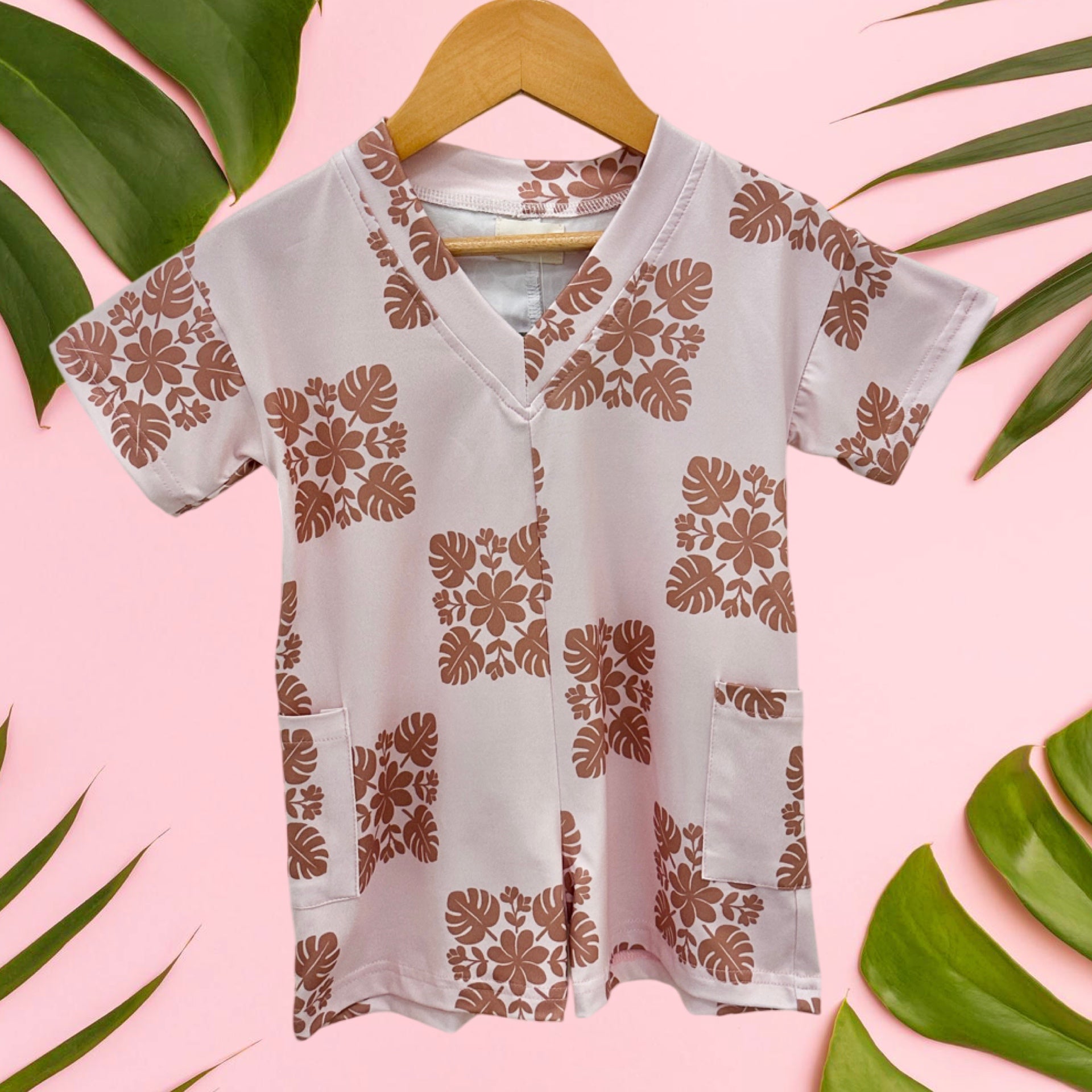 Blush | Heirloom Tee Romper - Sweet Sweet Honey Hawaii