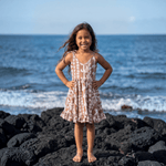 Brown Lei Shoulder Tie Dress - Sweet Sweet Honey Hawaii