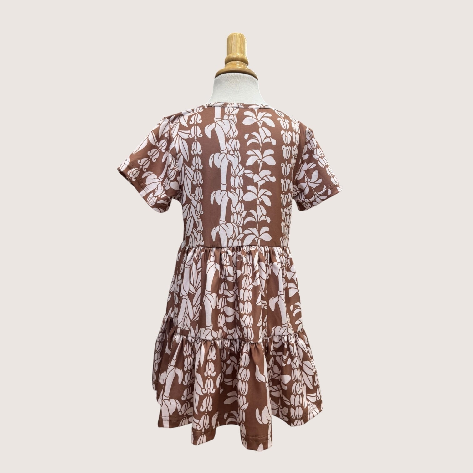 Brown Lei Tee Dress - Sweet Sweet Honey Hawaii