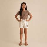 Cheetah Quilt Cream Shorts - Sweet Sweet Honey Hawaii
