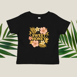 Hibiscus Golden Sweet Honey Black Tee - Sweet Sweet Honey Hawaii