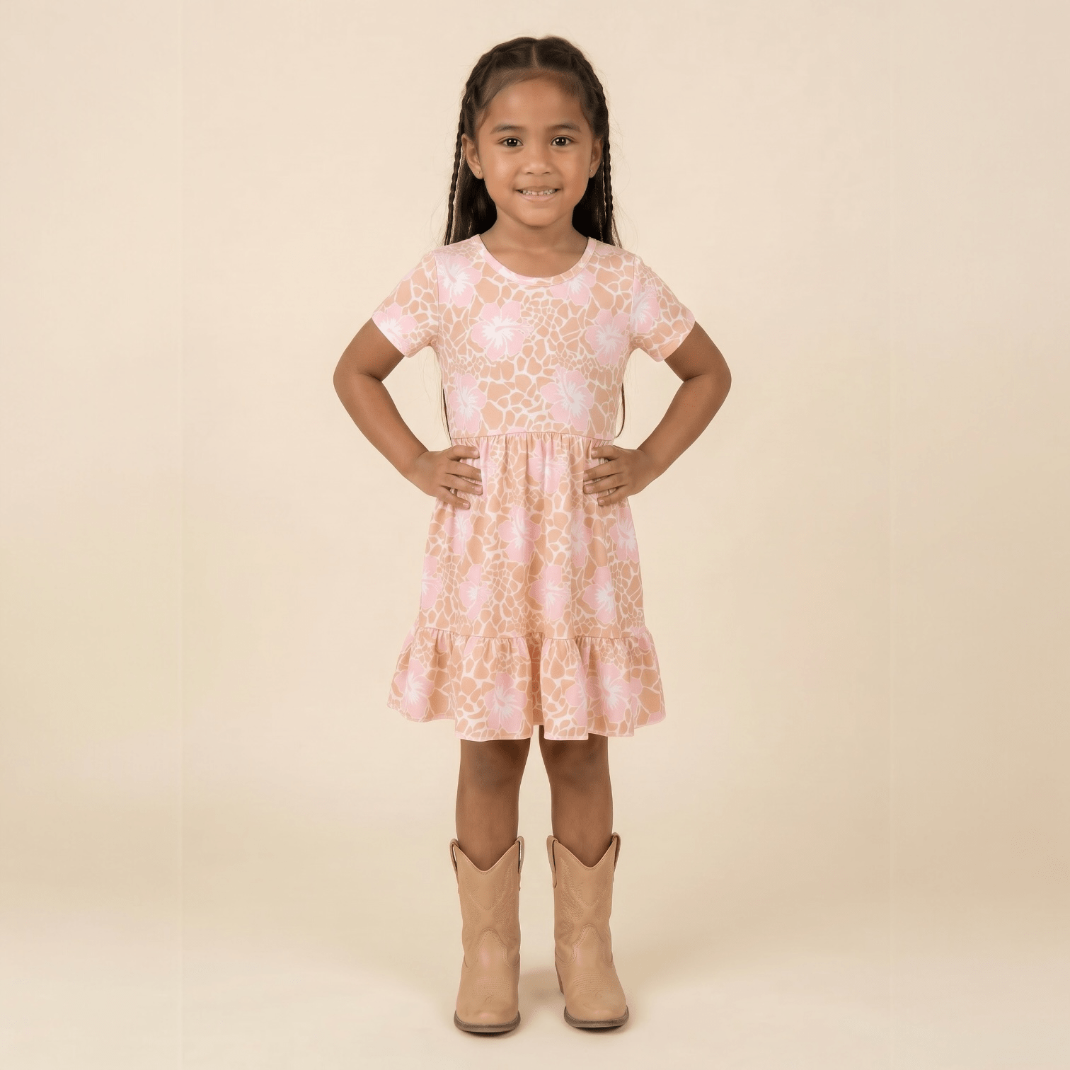 Hibiscus Safari Melody Romper - Sweet Sweet Honey Hawaii