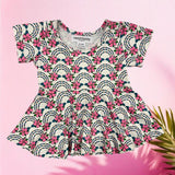 Kaua'i Tee Dress Onesie - Sweet Sweet Honey Hawaii