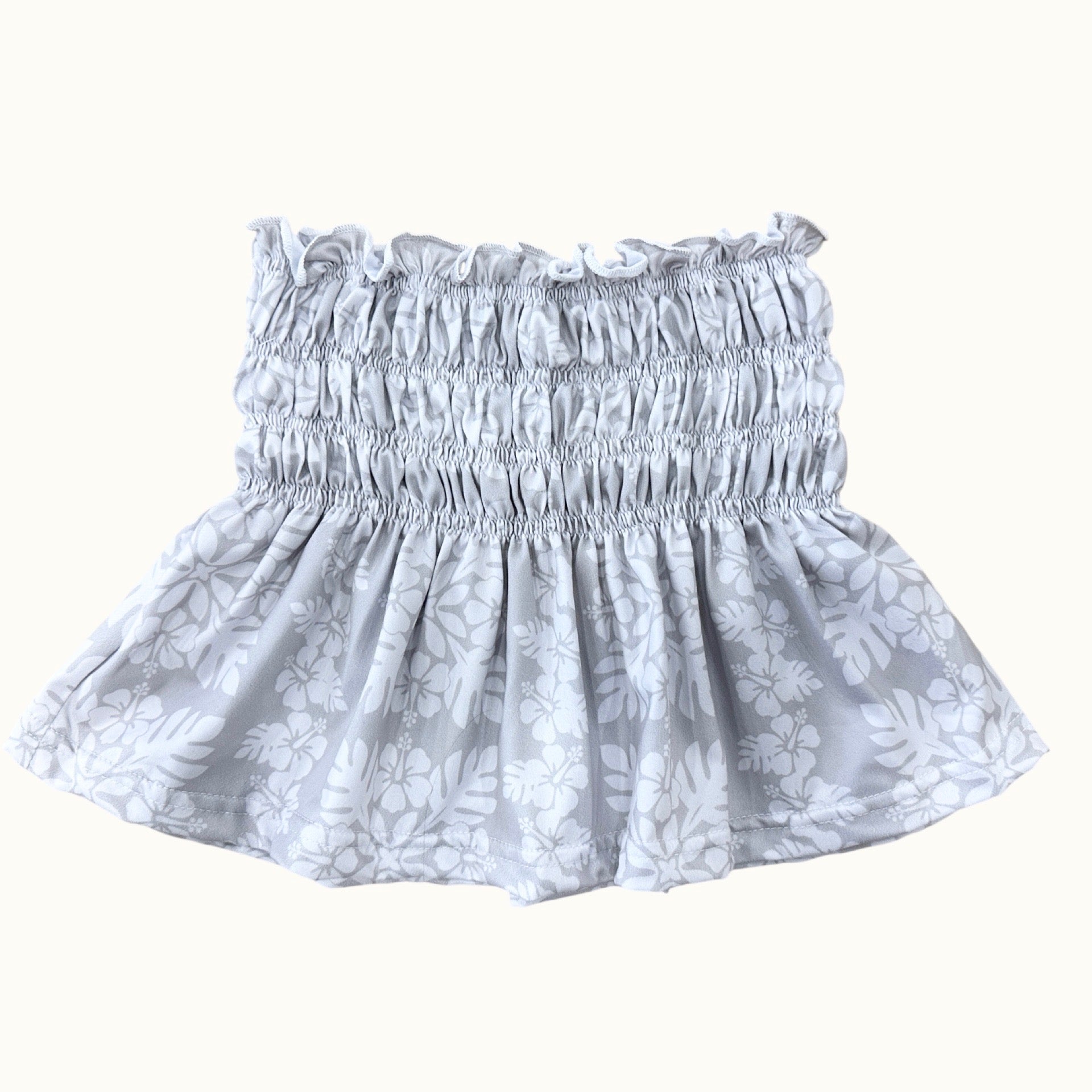 Kid's Grey Quilt Ka'a Tube Top - Sweet Sweet Honey Hawaii