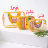 Large Clear Bag - Sweet Sweet Honey Hawaii