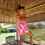 Lei Hiwa Pink Elle Romper - Sweet Sweet Honey Hawaii
