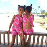 Lei Hiwa Pink Elle Romper - Sweet Sweet Honey Hawaii