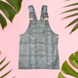 Light Blue Denim Quilt Dress - Sweet Sweet Honey Hawaii