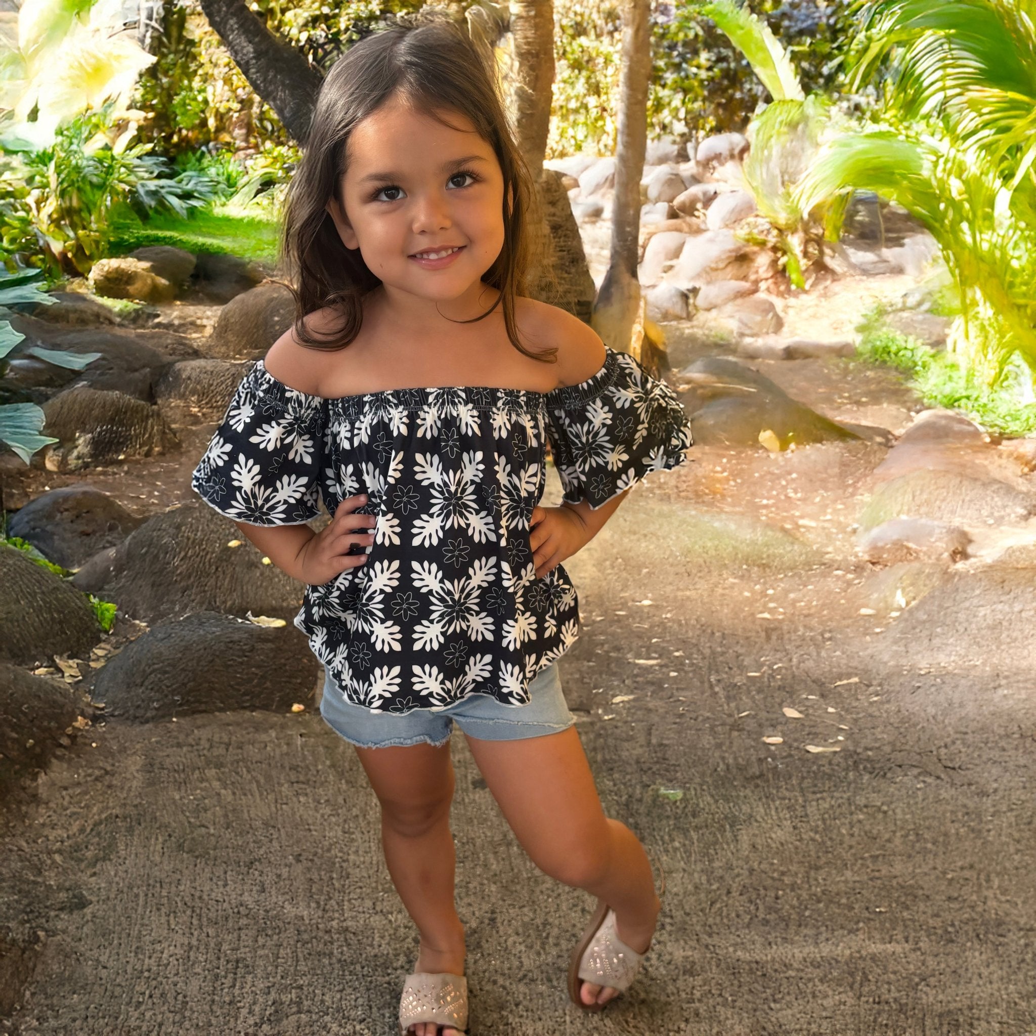 Lokelani Baby Doll Top - Sweet Sweet Honey Hawaii