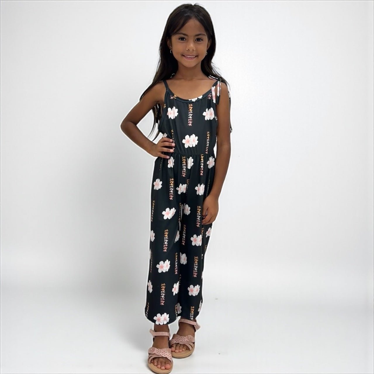 Melia Black Tie Jumpsuit - Sweet Sweet Honey Hawaii