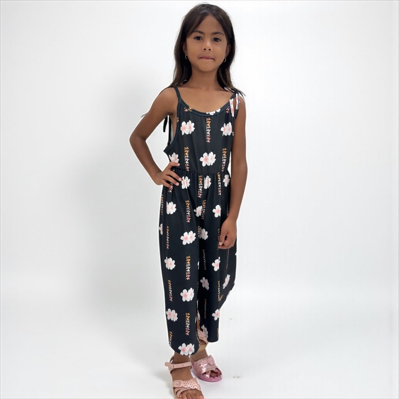 Melia Black Tie Jumpsuit - Sweet Sweet Honey Hawaii