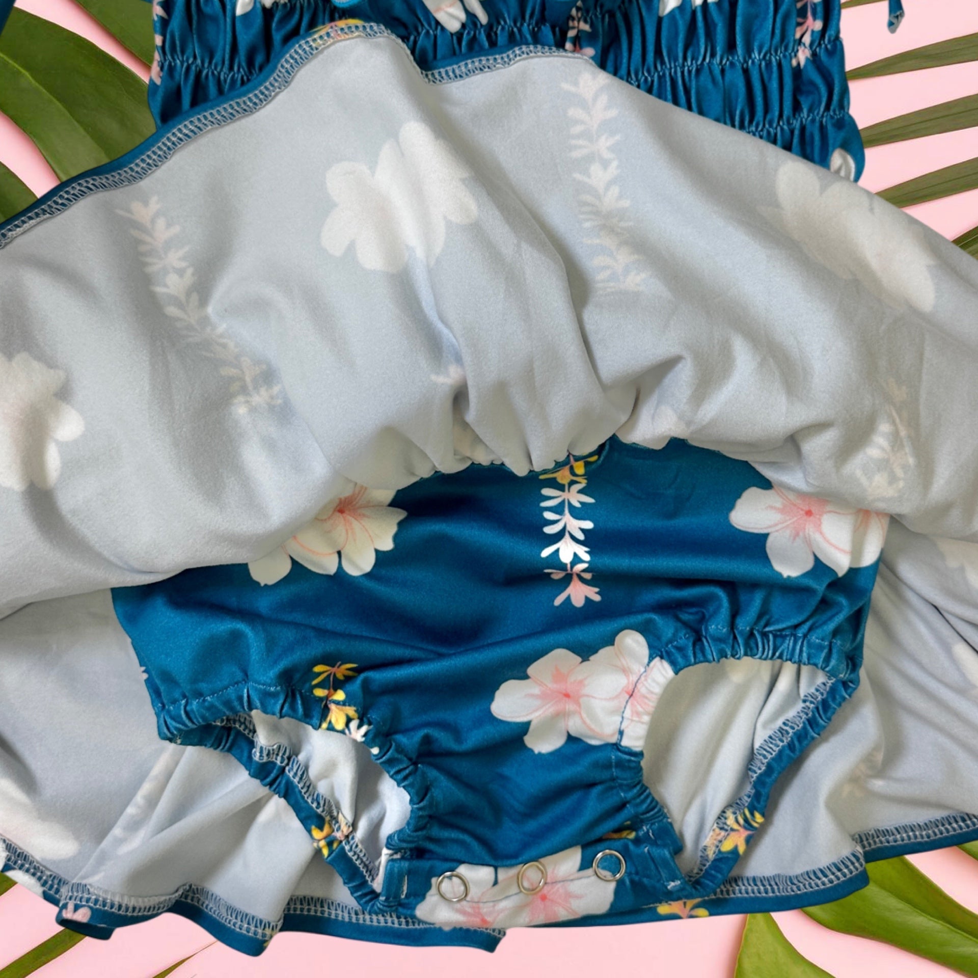 Melia Blue Melody Romper - Sweet Sweet Honey Hawaii