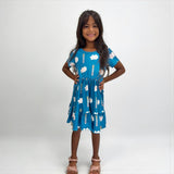 Melia Blue Tee Dress - Sweet Sweet Honey Hawaii