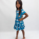 Melia Blue Tee Dress - Sweet Sweet Honey Hawaii