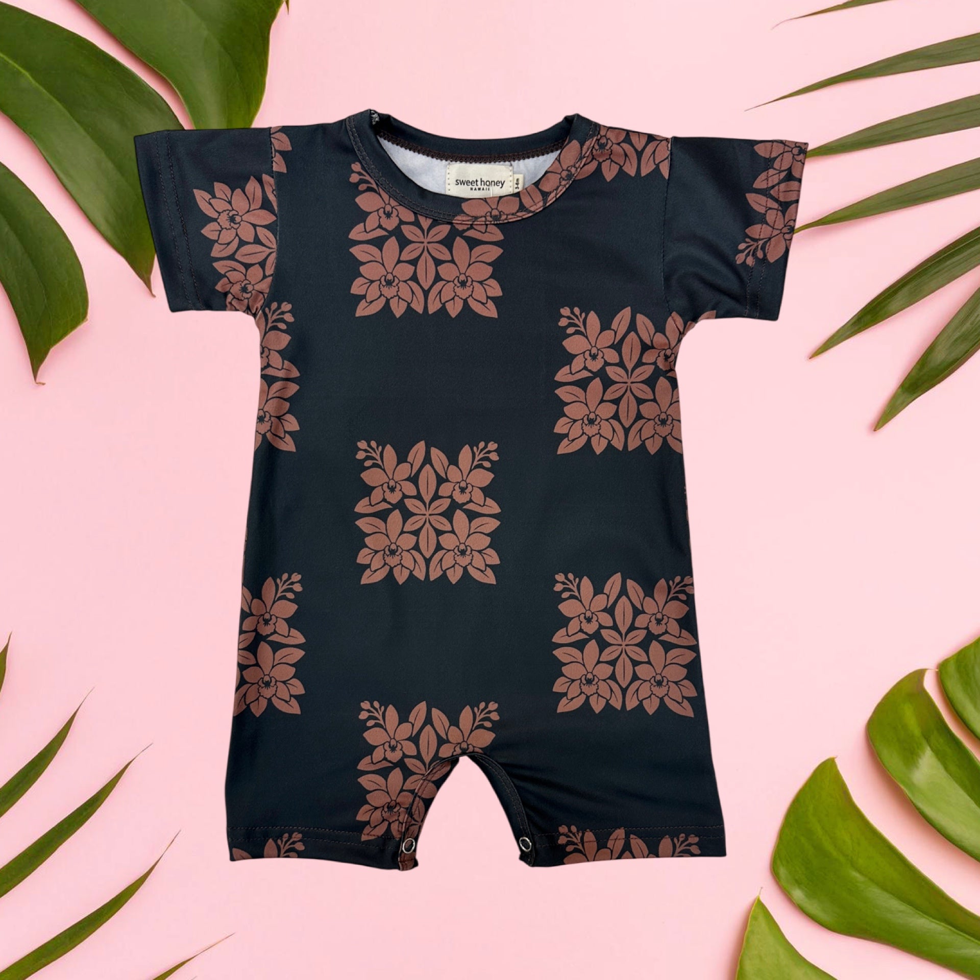 Midnight | Heirloom T-Shirt Jumpsuit - Sweet Sweet Honey Hawaii