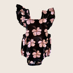 Midnight Hibiscus Flutter Xback Onesie - Sweet Sweet Honey Hawaii