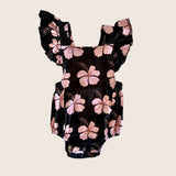 Midnight Hibiscus Flutter Xback Onesie - Sweet Sweet Honey Hawaii