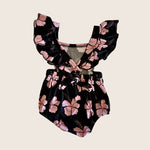 Midnight Hibiscus Flutter Xback Onesie - Sweet Sweet Honey Hawaii