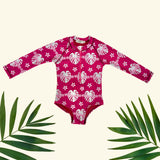 Magenta kanani Long Sleeve Swimsuit