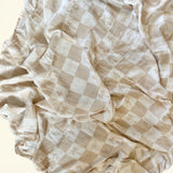 Westside Checkered Sands Bamboo Swaddle Blanket