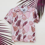 Pahoa Cream Collared Shirt - Sweet Sweet Honey Hawaii