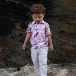 Pahoa Cream Collared Shirt - Sweet Sweet Honey Hawaii