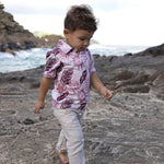 Pahoa Cream Collared Shirt - Sweet Sweet Honey Hawaii