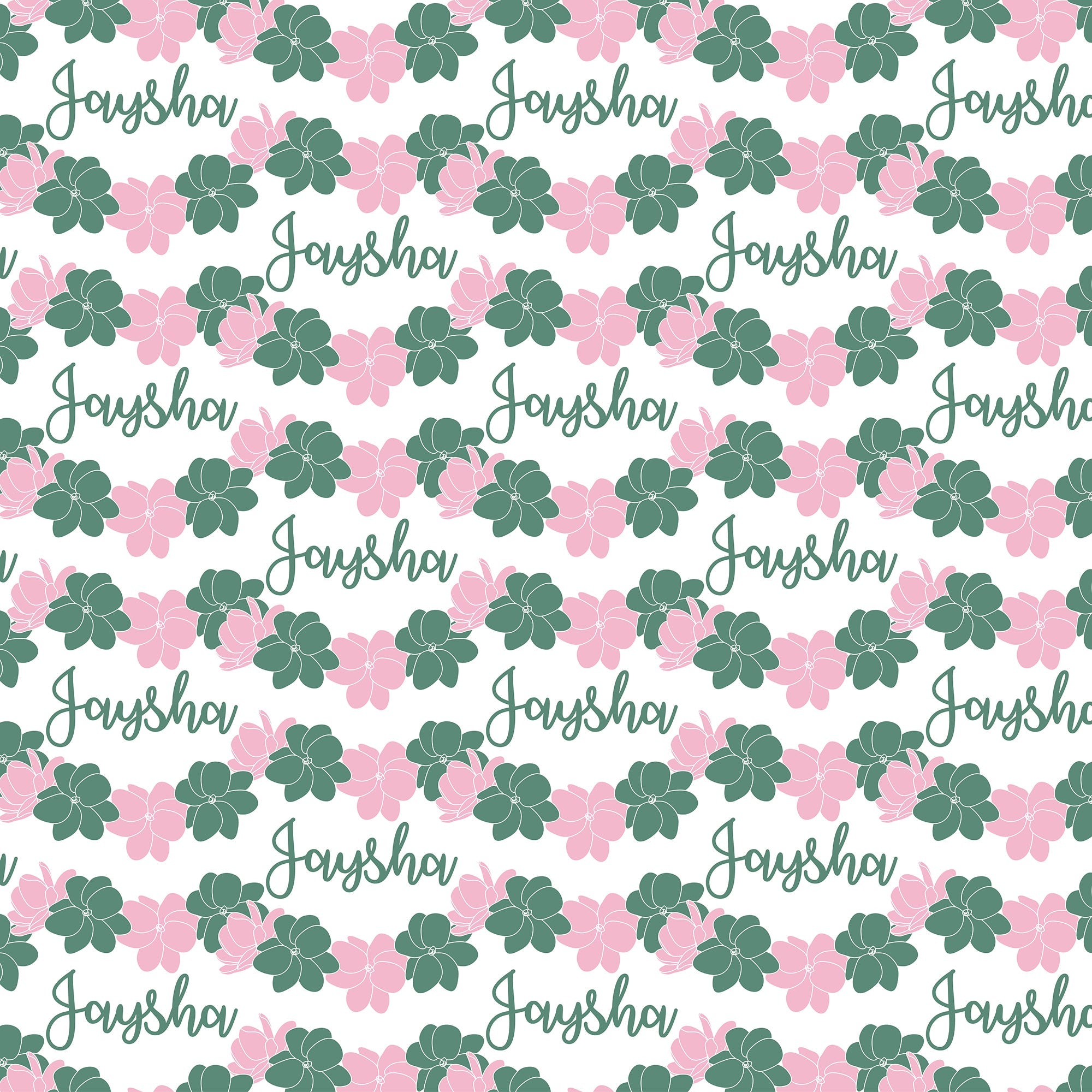 Personalize Blanket: Gardenia Lei - Sweet Sweet Honey Hawaii