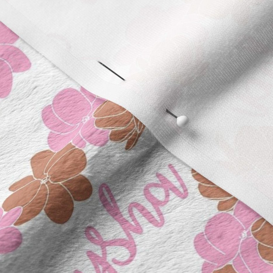 Personalize Blanket: Gardenia Lei - Sweet Sweet Honey Hawaii