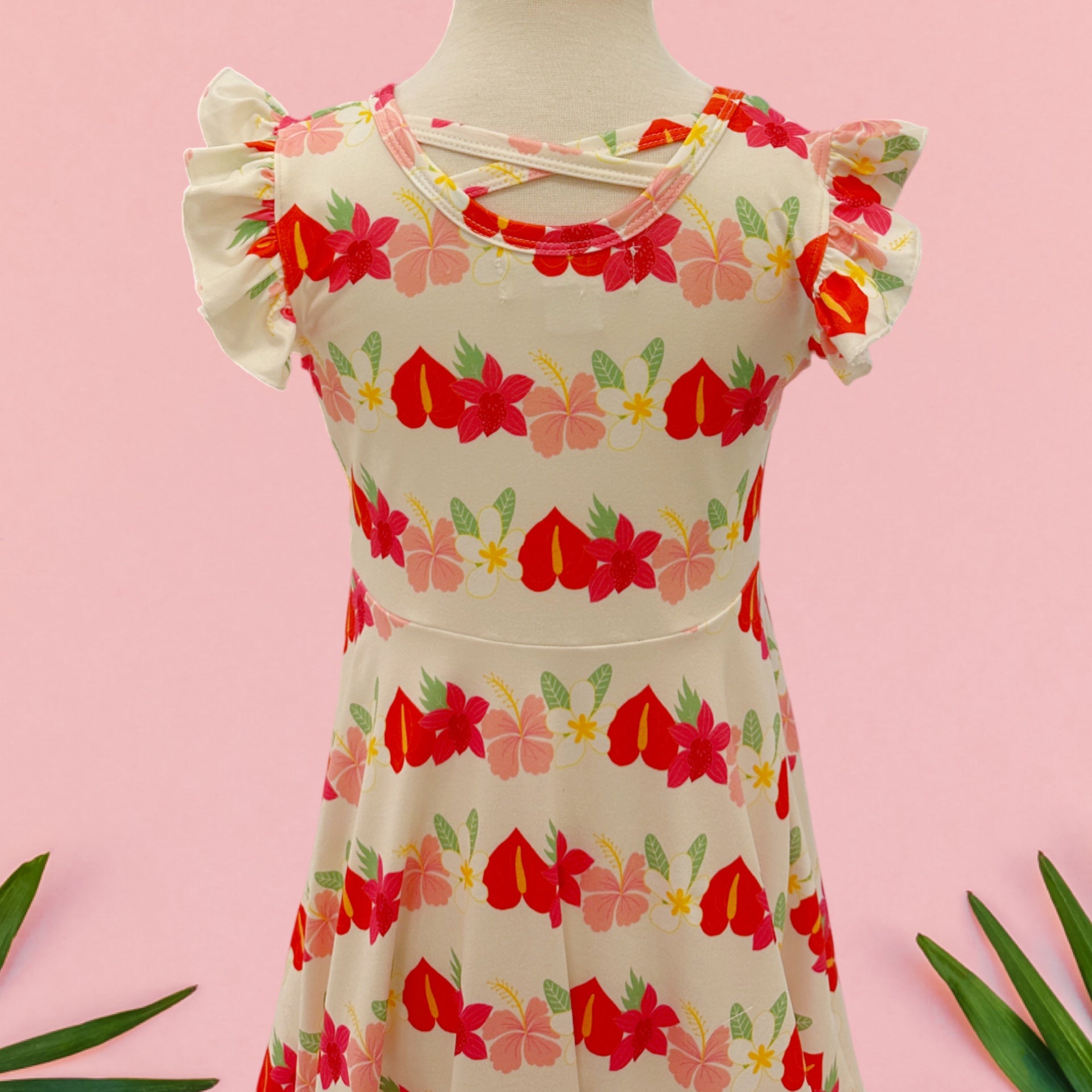 Pua Lei Alayna Dress - Sweet Sweet Honey Hawaii