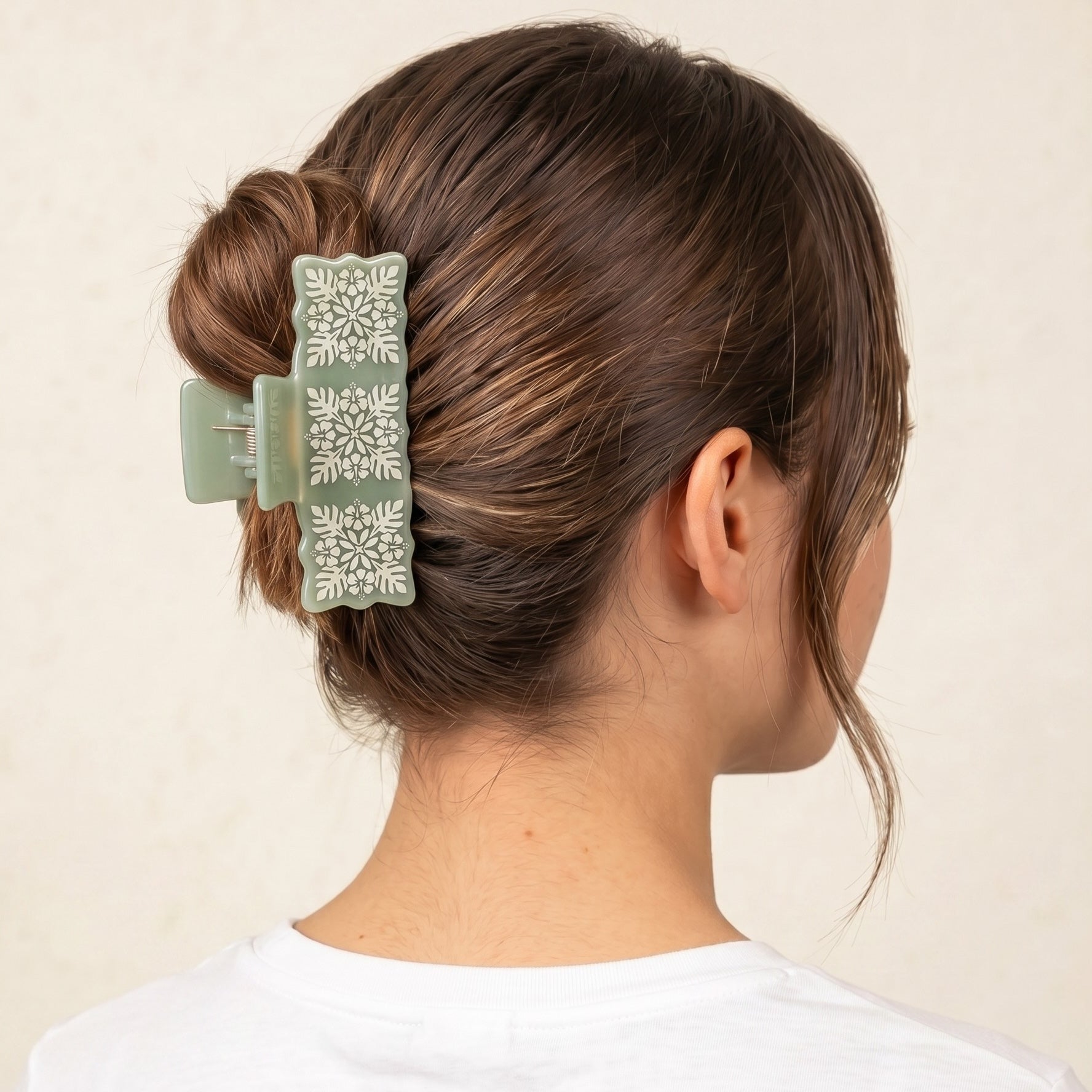 Quilt Claw Clip - Sweet Sweet Honey Hawaii