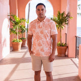 Sands Of Wailea Men's collared Shirt - Sweet Sweet Honey Hawaii