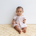 Sands of Wailea Sleeved Melody Romper - Sweet Sweet Honey Hawaii