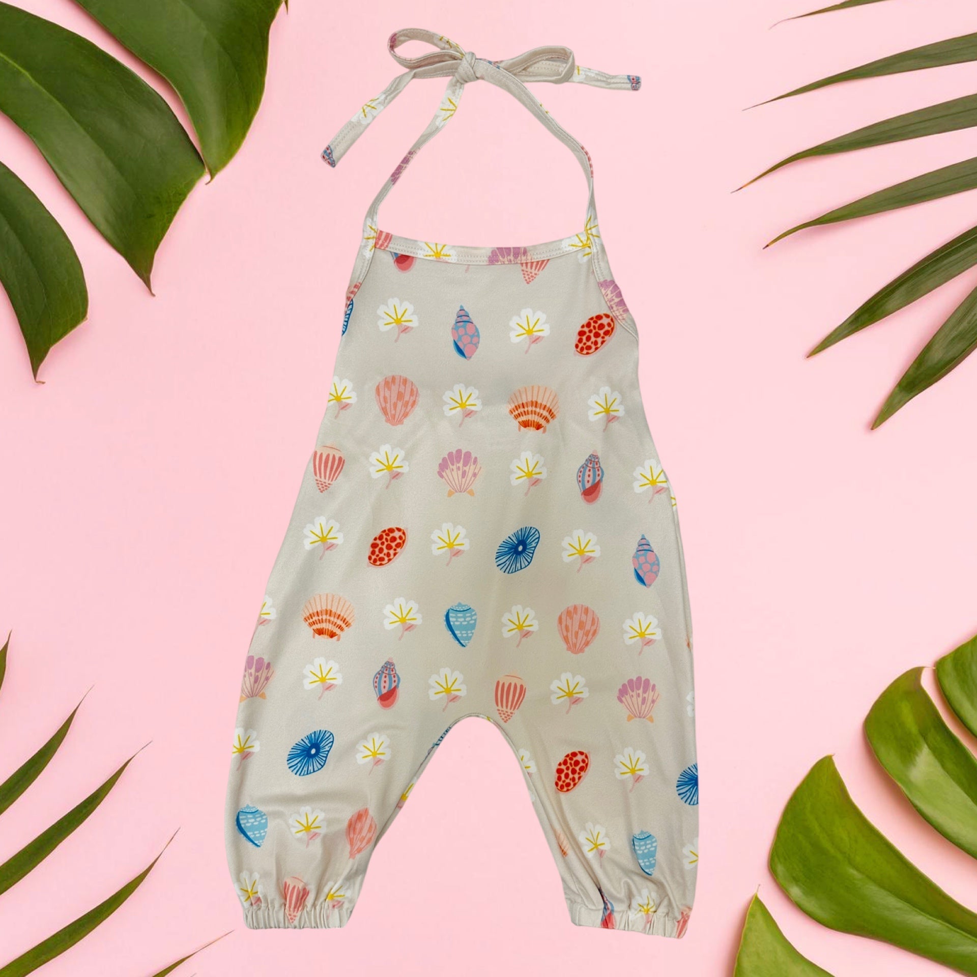 Seashell Halter Jumpsuit - Sweet Sweet Honey Hawaii