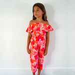Sunsets of Wailea Flutter long Jumpsuit - Sweet Sweet Honey Hawaii