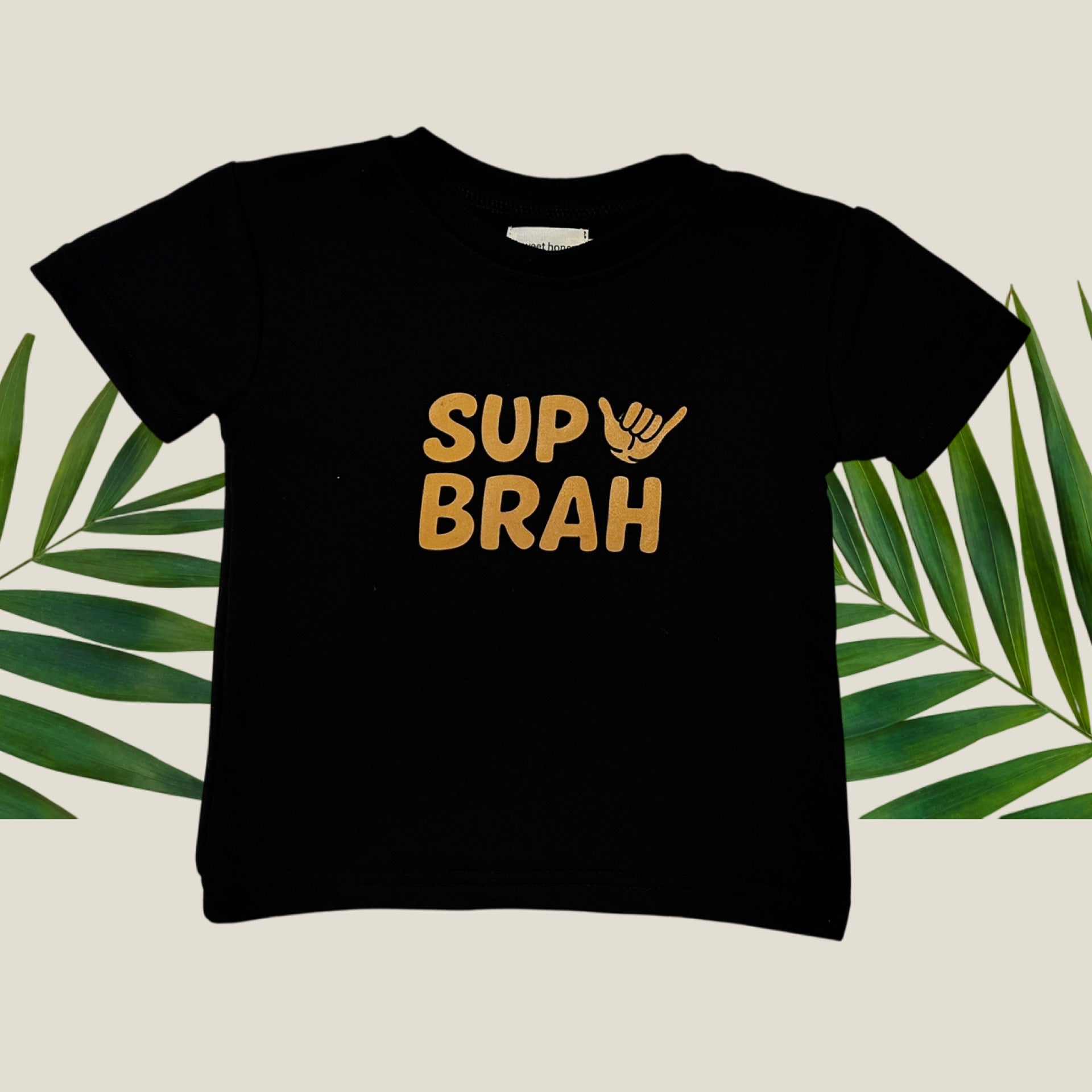 Sup Brah French Terry Tee - Sweet Sweet Honey Hawaii