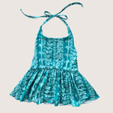 Teal Lei Halter Top - Sweet Sweet Honey Hawaii