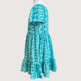 Teal Lei Tee Dress - Sweet Sweet Honey Hawaii