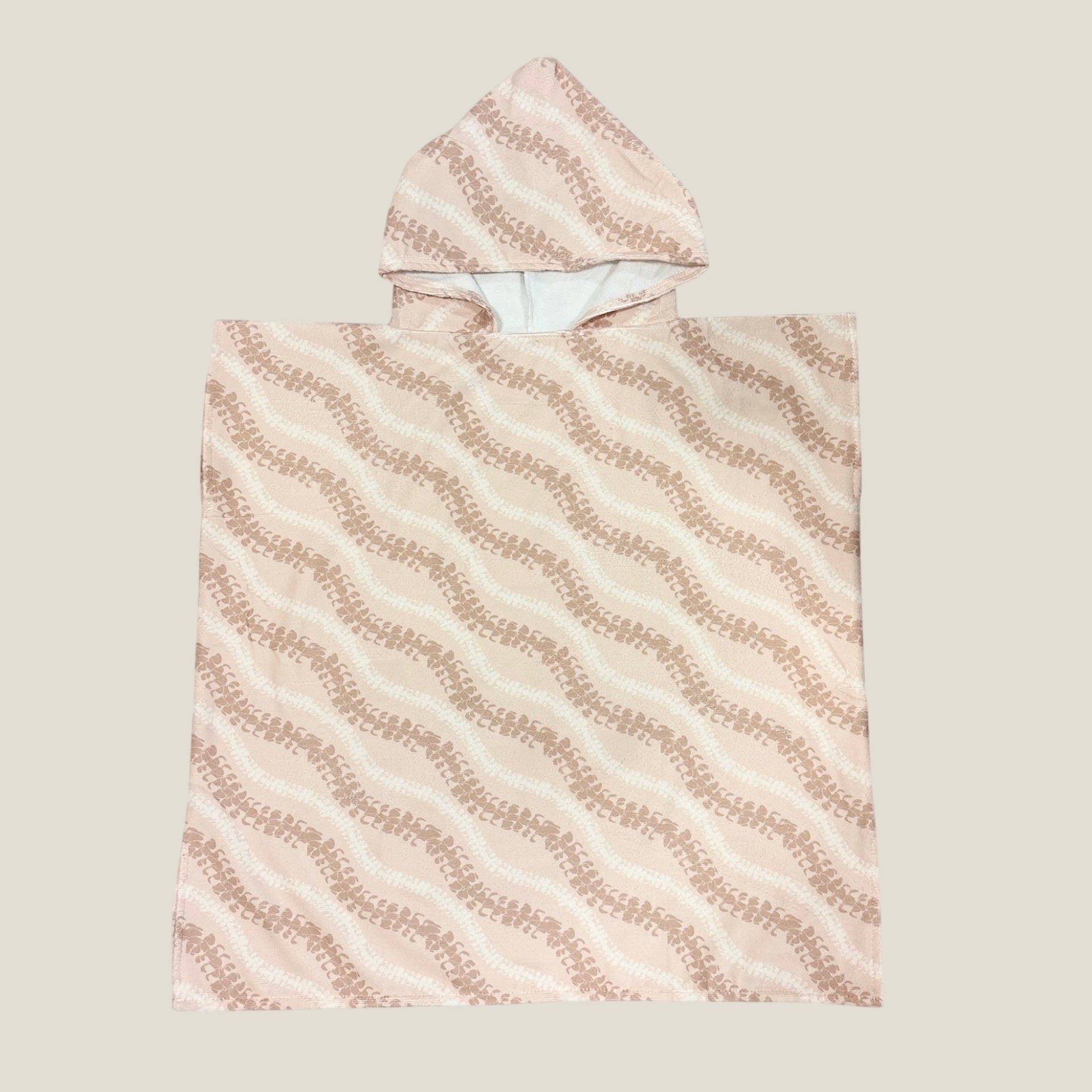 Teen Sandy Lei Puakenikeni Hooded Towel - Sweet Sweet Honey Hawaii