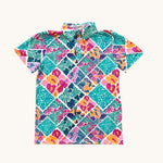 Tropical Muse Men's collared Shirt - Sweet Sweet Honey Hawaii