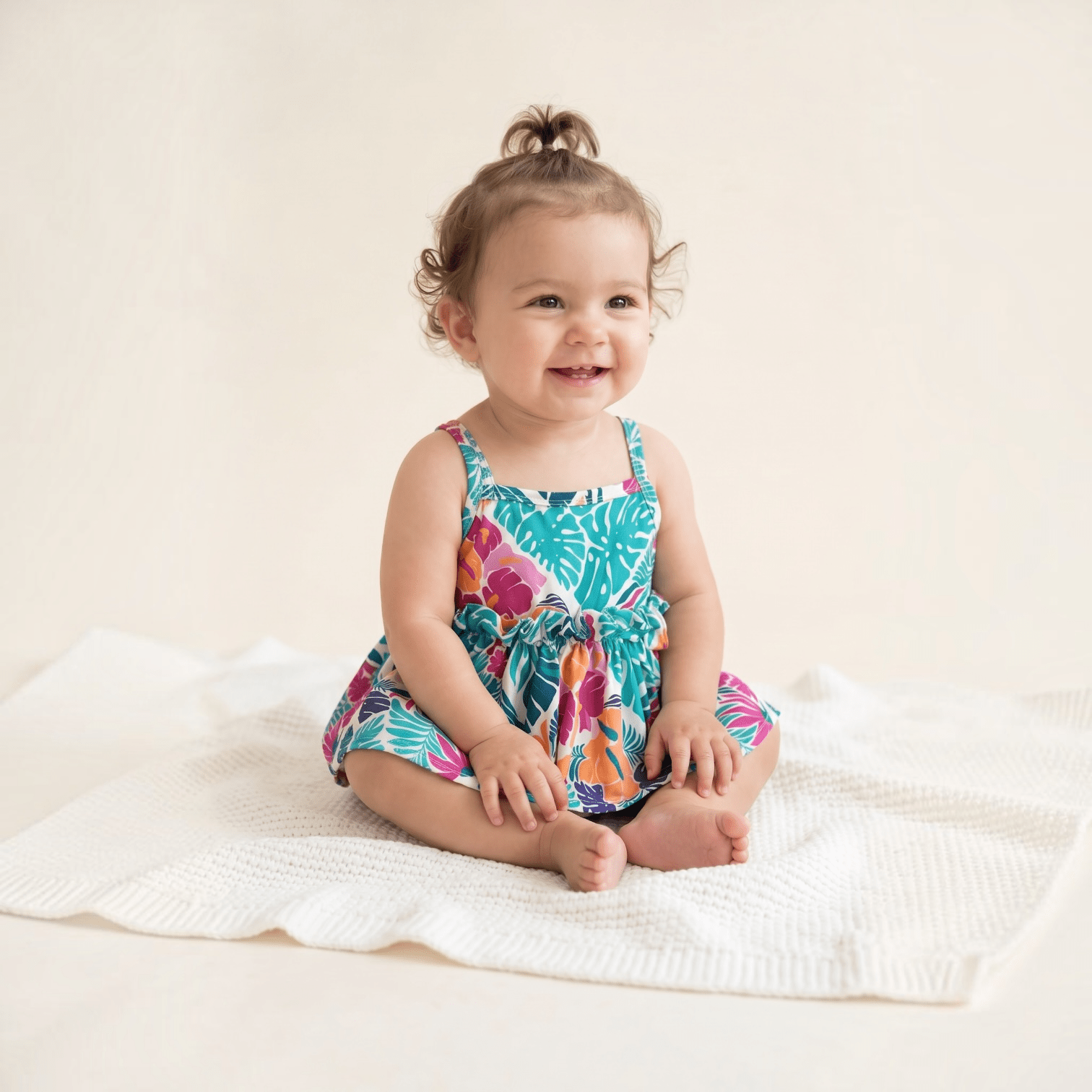 Tropical Muse Thin strap Onesie - Sweet Sweet Honey Hawaii