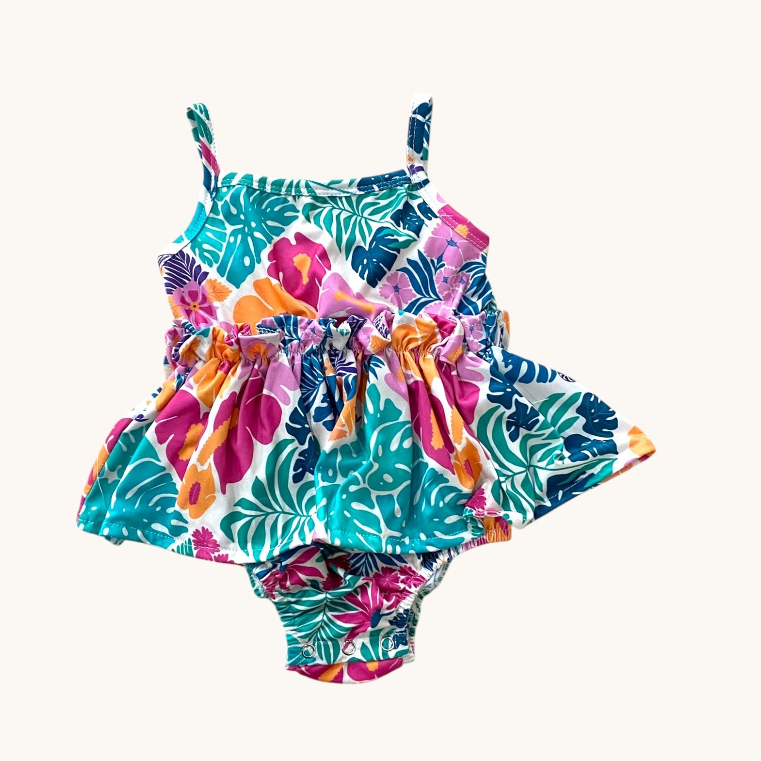 Tropical Muse Thin strap Onesie - Sweet Sweet Honey Hawaii