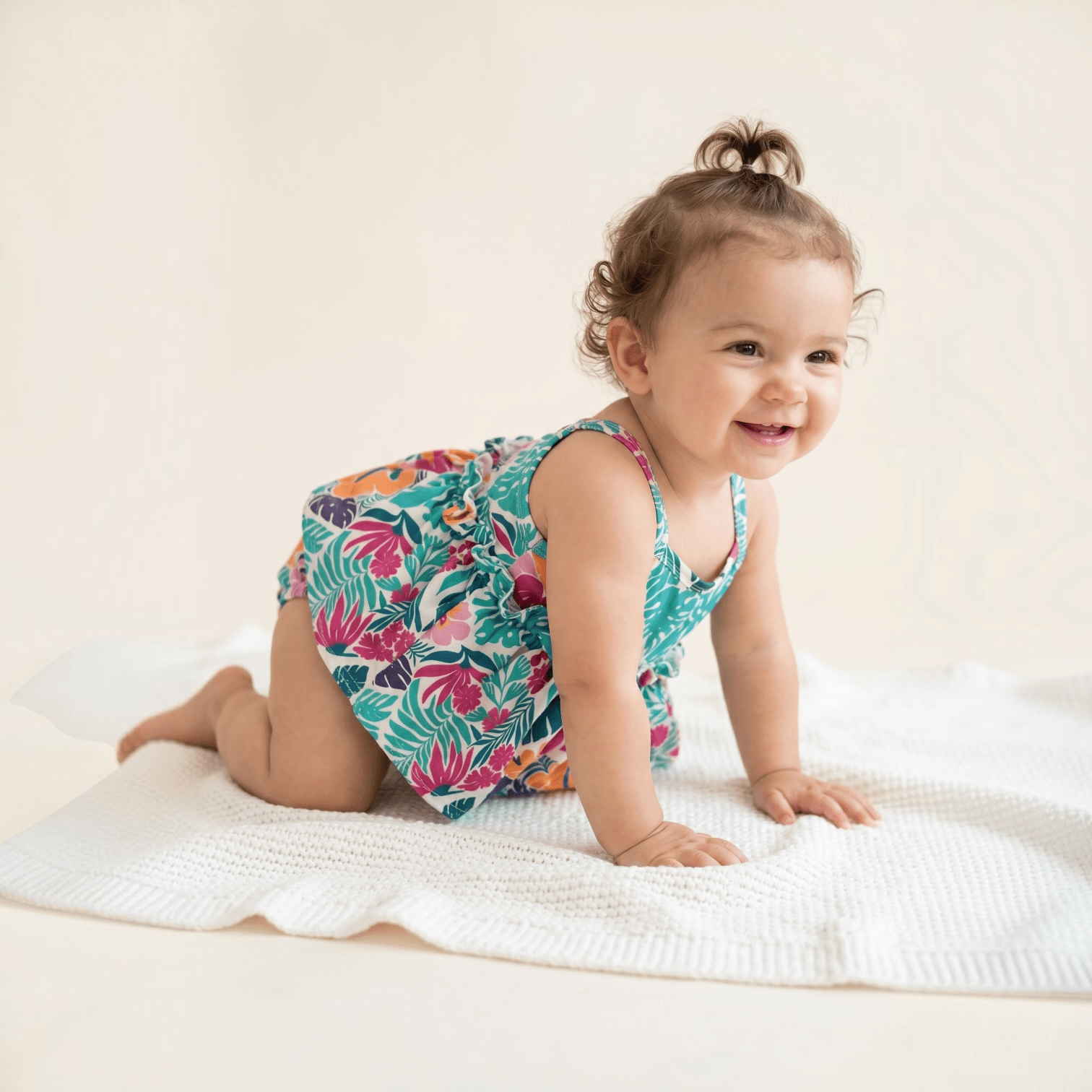 Tropical Muse Thin strap Onesie - Sweet Sweet Honey Hawaii
